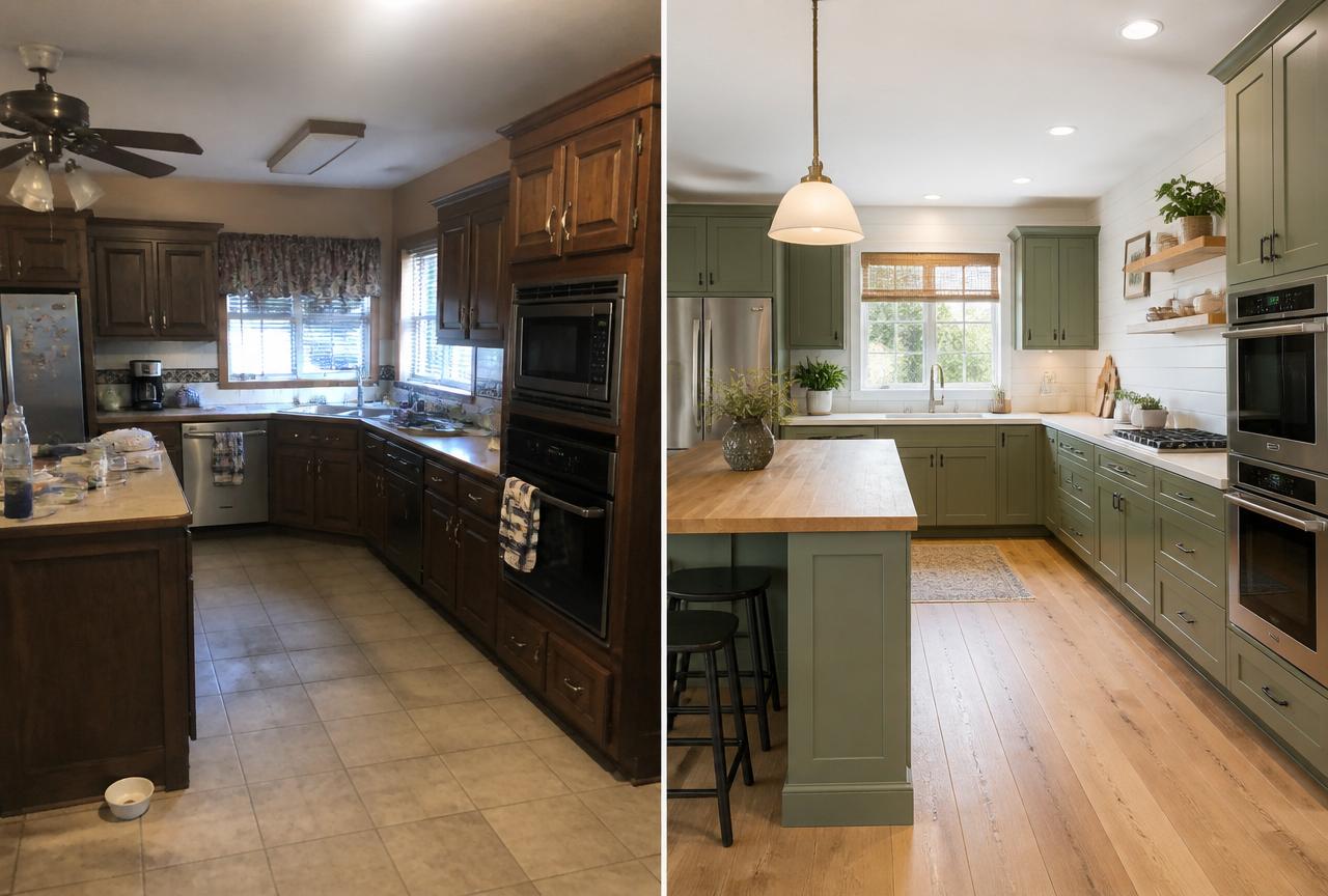 Kitchen refresh project in Nashville, TN