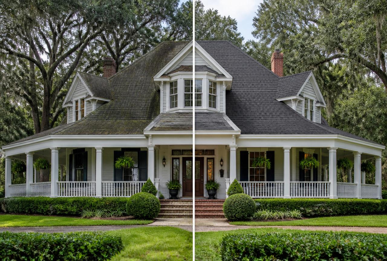 New roof & gutters project in Charleston, SC