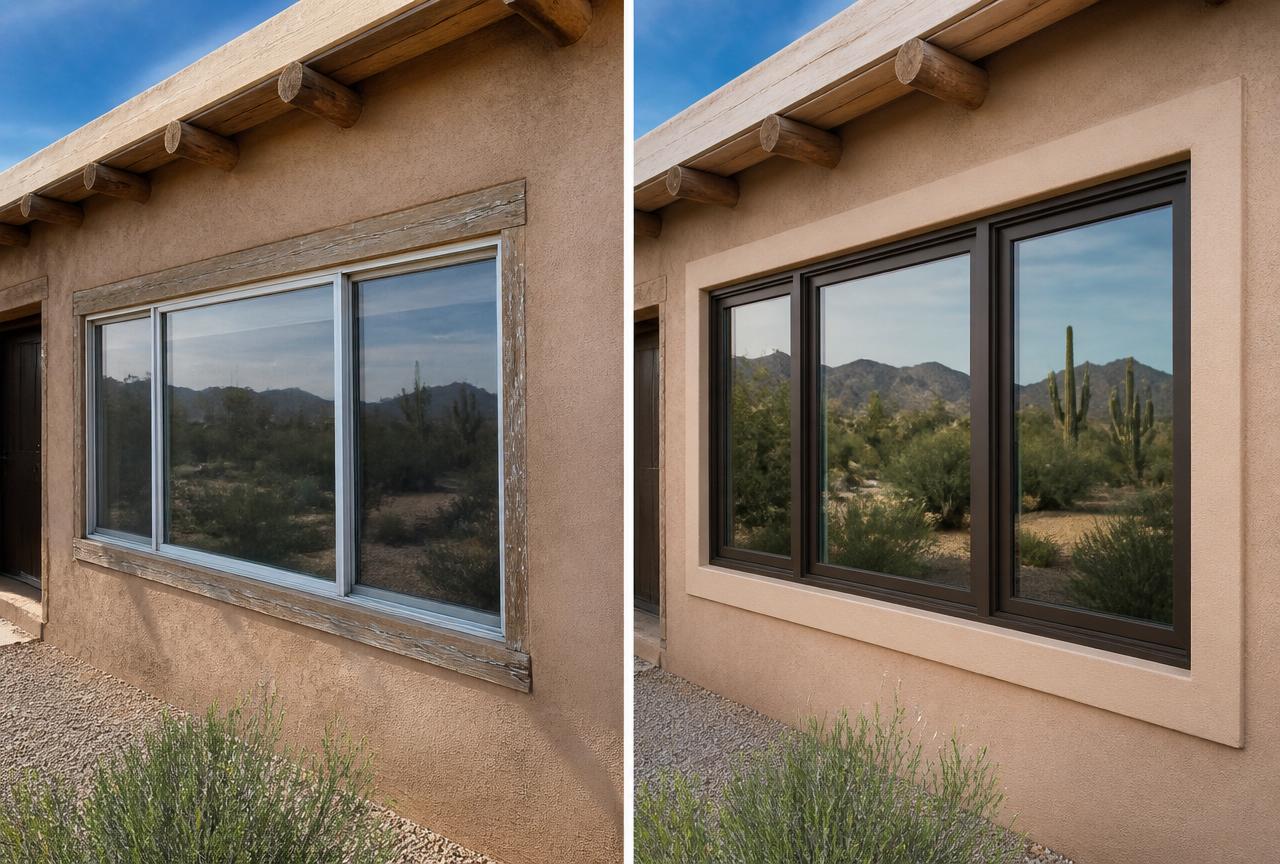 Window Replacement before and after in Nevada